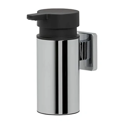Image of Tiger Dock Soap Dispenser, Stainless Steel, Chrome, 5.5 x 12.9 10.1 cm