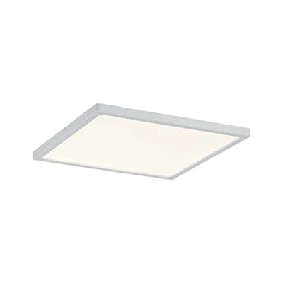 Image of Paulmann 92938 Areo LED panel rectangular incl. 1x8 watt IP44 dimmable ceiling lamp white matt luminaire plastic living room 3000 K