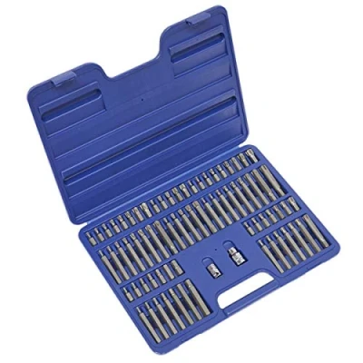 Image of Sealey Ak21974 TRX/Security TRX/Hex/Spline/Ribe Bit Set 74Pc 3/8In &amp; 1/2In Sq Dr