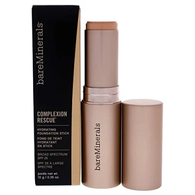 Image of Complexion Rescue Hydrating Foundation Stick SPF 25 02 Vanilla by bareMinerals for Women 0.35 oz Foundation, 10g