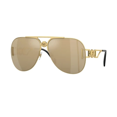 Image of Versace 0VE2255 Sunglasses goldcoloured, Size: 63, Gold coloured