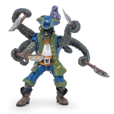 Image of Pirate mutant octopus figurine