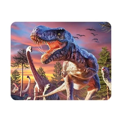 Image of 3D LiveLife Magnet T Rex Attack from Deluxebase. Lenticular Dinosaur Fridge Magnet. Magnetic decor for kids and adults with artwork licensed renowned artist, David Penfound