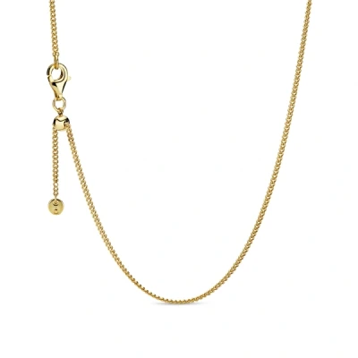 Image of Pandora Gold Curb Chain Necklace