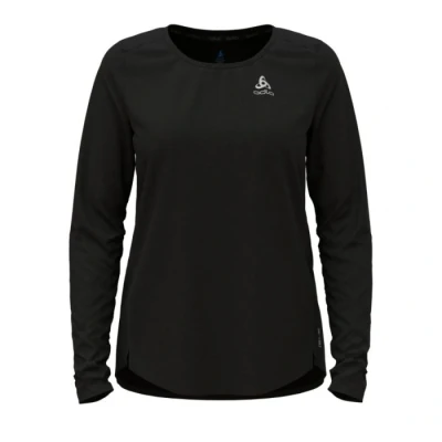 Image of Odlo Women Long Sleeve Running Shirt ZEROWEIGHT CHILL TEC, black, S