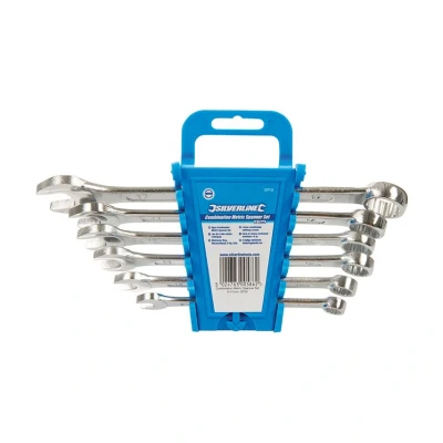 Image of Silverline Combination Spanner Set 6pce 8 17mm Metric