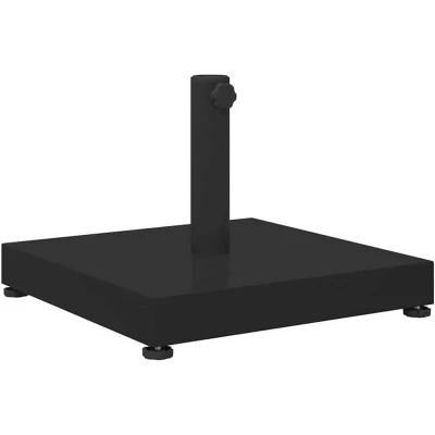 Image of vidaXL Outdoor Umbrella Bases Black 45 x 31.5 cm Steel, Concrete
