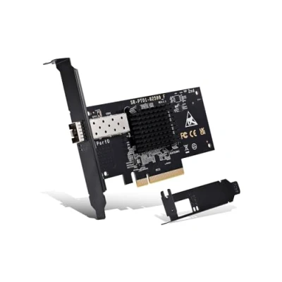 Image of 10Gbe PCI E NIC with 82599EN(X520 DA1) Controller, 10Gb Single Port SFP+ Network Card, NICGIGA 10Gbps Express Ethernet LAN Adapter, Supports Windows/Windows Server/VMware