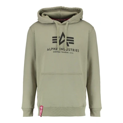 Image of Alpha Industries Basic Hoodie, Men&#039;s, Size: 3XL, Oliv