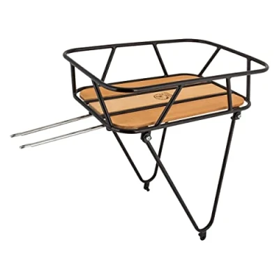 Image of Minoura Gamoh Rear Bike Rack with Basket Black