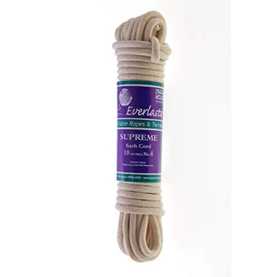Image of Everlasto British Made Supreme Waxed Cotton Pulley Line with Polypropylene Core No.4 (6.5mm) x 10m