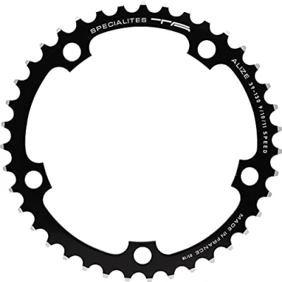 Image of Spécialités TA Alize 130 PCD, 9/10 Speed Chainring, Black, 38T Inner