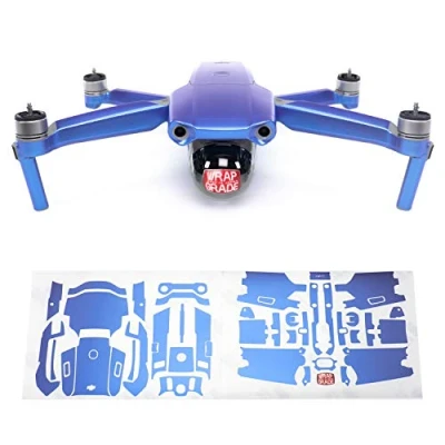 Image of Wrapgrade Main Unit Skin Compatible with DJI Mavic Air 2 (CELESTE BLUE)
