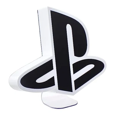 Image of Paladone PlayStation Logo Light Officially Licensed Merchandise with 3 Modes, Sound Reactive Mood Lighting for Gaming or Office Decor, Gift Gamer, Powered by USB Battery