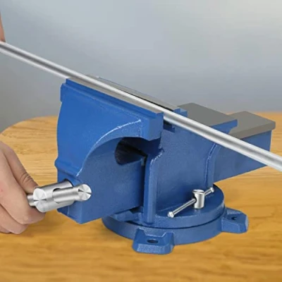 Image of Trintion Table Vice 6&quot; Swivel Workshop Bench Clamp for Tool Material Clamping Fixing Rotatable Engineer