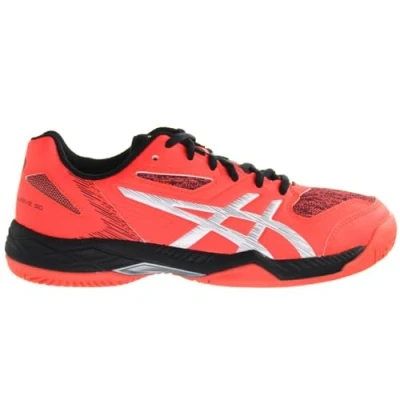 Image of Asics Gel Padel Exclusive 5 SG Womens Orange Trainers Size UK 9.5