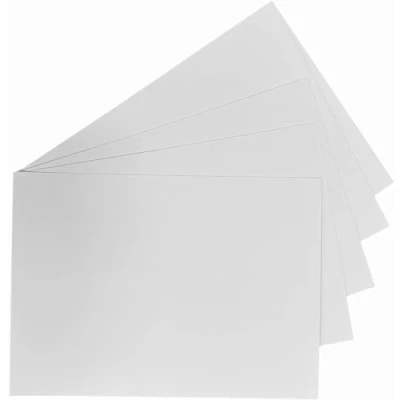 Image of DJP A6 Plain Index Record Revision Cards, Postcard Blank Card Art Crafting Thick Cardstock, 240gsm (100)
