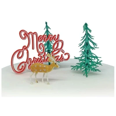 Image of Anniversary House Nostalgic Festive Forest Cake Decorating Kit