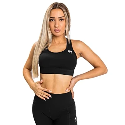 Image of Venum Essential Medium Impact Sports Bra Black XS