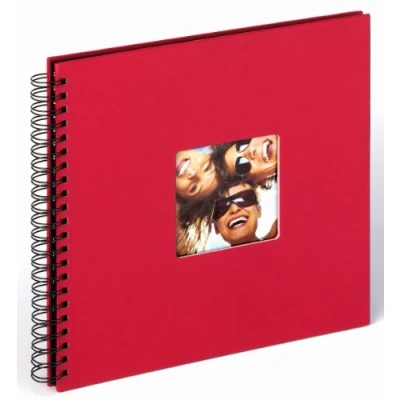 Image of walther Design Photo Album Red 30 x cm Spiral with Punched Cover, Fun SA 110 R