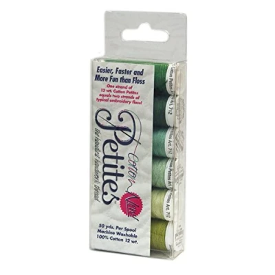 Image of Sulky Cotton Sampler 12wt Petites Greens Assortment