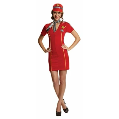 Image of (PKT) (997696) Adult Ladies Racing Girl Costume (Medium)