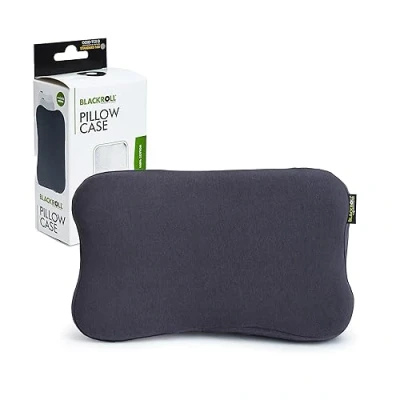 Image of BLACKROLL® Pillow Case Jersey Cushion Cover 30 x 50 cm for Recovery Pillow, Soft Pillowcase Made Cotton, Dimensionally Stable without Wrinkles, Anthracite