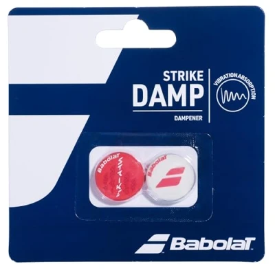 Image of Babolat Pure Strike Damp Vibration Dampener x2 (Red/White)