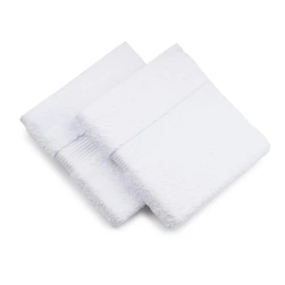 Image of Gözze Set of 2 New York Hand Towels, Luxuriously Soft and Absorbent, 100% Cotton, 50 x 100 cm Yellow