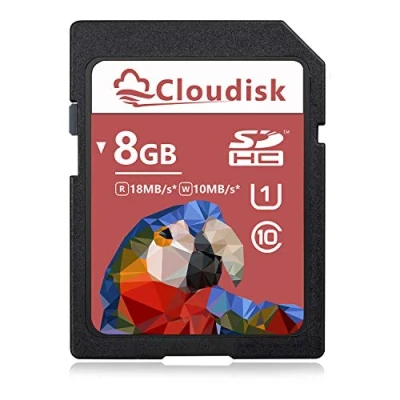 Image of Cloudisk 8GB SD Card SDHC Memory Card, UHS I U1 Class 10