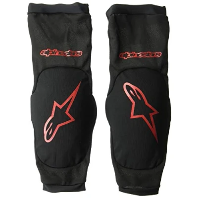 Image of ALPINESTAR Men&#039;s Paragon Plus Elbow Protector, Black Red, X Small