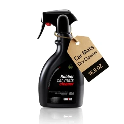 Image of Gledring Rubber Car Mats + Trunk &#039;Dry Cleaner&#039; 500ml