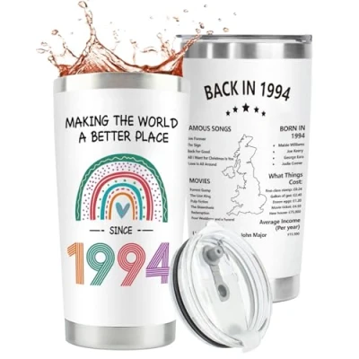 Image of CoCoCherry 30th Birthday Gifts for Women(Upgrade), Perfect Present Her Big Day, Personalised Mugs, Gift Ideas Wife, Daughter, Sisters, Bestie