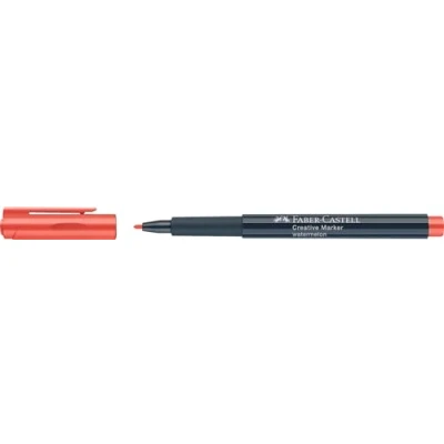 Image of Faber Castell Creative Marker Pen, Colour 109 Orange Juice, Colouring, Drawing, Art, Writing, Home, Office Artist Supplies