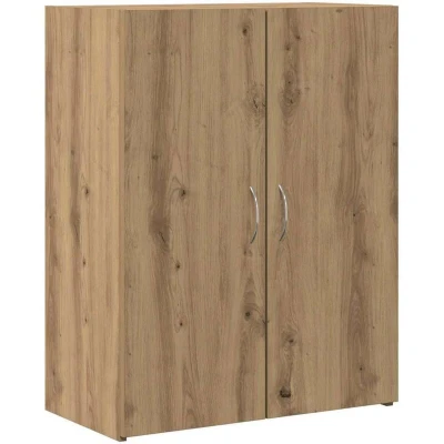 Image of vidaXL Office Cabinet Artisan Oak 60 x 32 77.5 cm Engineered Wood