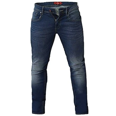 Image of D555 Ambrose Big Tapered Stretch JeansBlue50 Waist 30 Leg