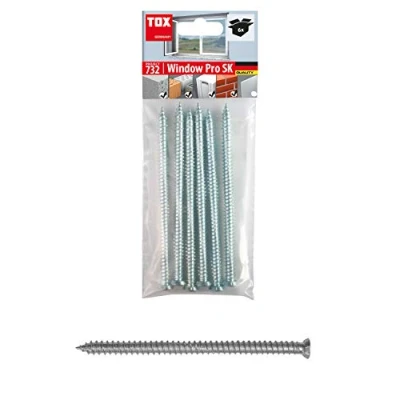 Image of TOX frame screw Window Pro SK 7,5 x 152 mm, 6 pieces, 091601411
