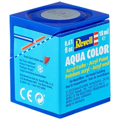 Image of Revell 18ml Aqua Color Acrylic Paint (Grey Mat Finish)