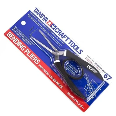 Image of Tamiya 300074067 Moulding Pliers for Photoetched Parts, Black