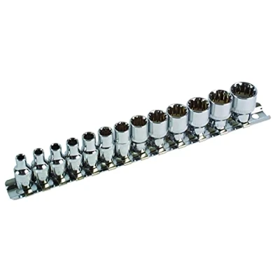Image of Laser 3592 Alldrive Socket Set 1/4 Inchd 13pc