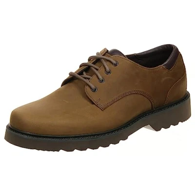 Image of Rockport Men Northfield Leather Lace Up Shoes, Brown (Espresso Nubuck), 11 UK (46 EU)