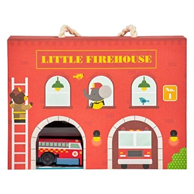 Image of Petit Collage PTC527 Bomberos Play Set, Firehouse