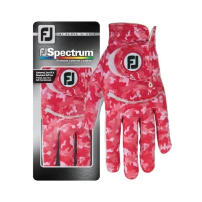 Image of FootJoy Spectrum LLH Red Camo Golf Glove, M L (65800)