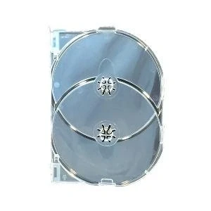 Image of 25 x 2 Disc Clear Tray To Fit Amaray DVD Multi Cases Add Two Extra Discs By Dragon Trading