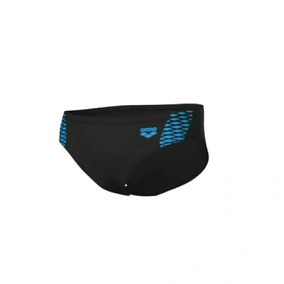 Image of Arena Feel Men&#039;s Openings Swim Briefs Black Turquoise