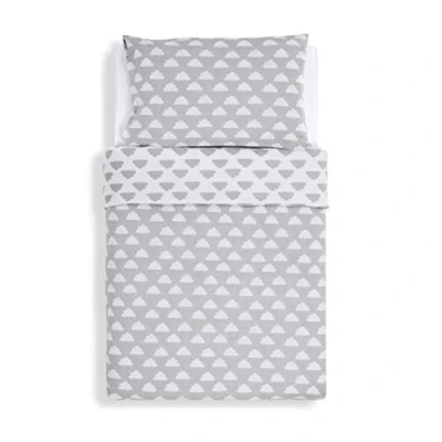 Image of Cot Duvet Cover &amp; Pillowcase Set Cloud Nine Design Light, Breathable Luxurious Jersey Cotton Made To Last Designed Fit SnüzKot