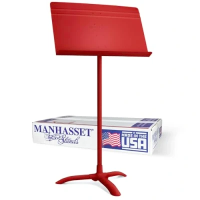 Image of Manhasset 48 Symphony Music Stand Matte Red (4801MRD)