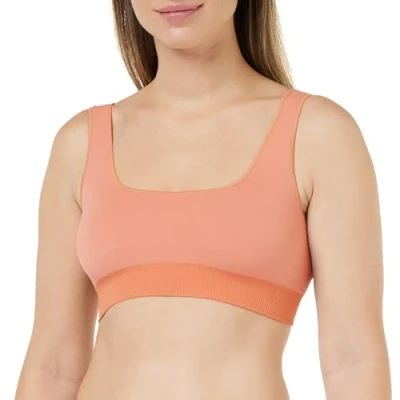 Image of Sloggi Women&#039;s Ever Infused Multi VIT Top Bustier, Apricot Brandy, M