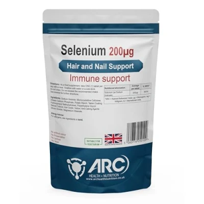 Image of Selenium 200mcg Vegetarian &amp; Vegan Mineral Supplement 180 Tablets, Made in UK