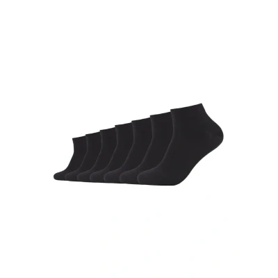 Image of camano BOX 7 PACK Socks, Size: 2.5 5, Black
